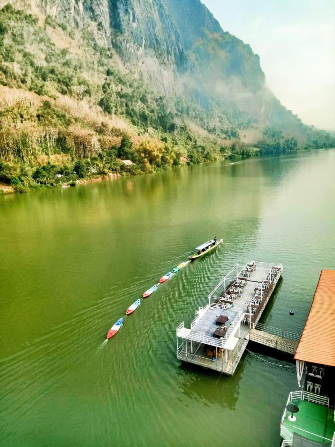 Hotel Cam U View Bungalow Nongkhiaw Exterior foto
